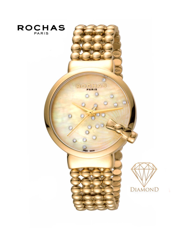 ROCHAS Ladies Diamond Watch